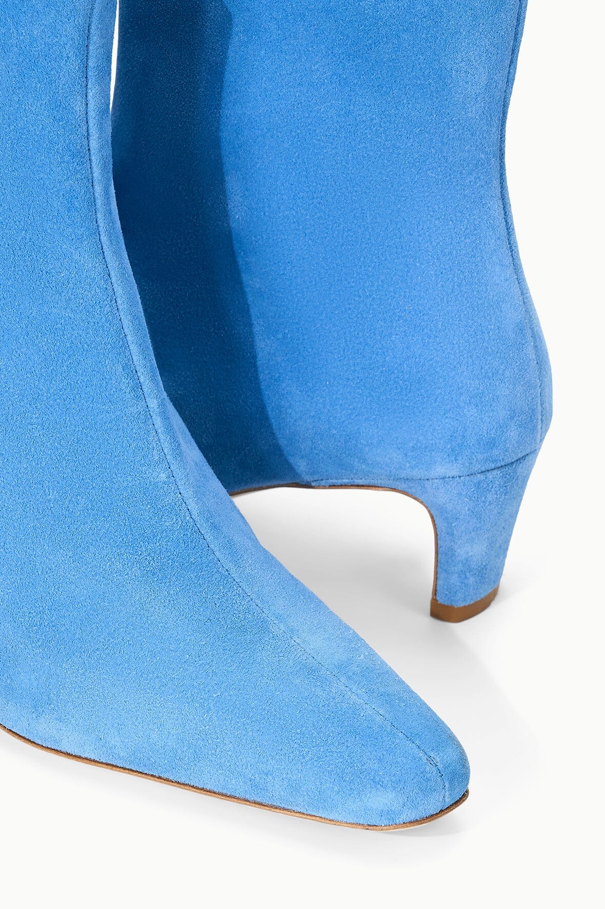 STAUD Shoes Wally Ankle Boot Blue Suede