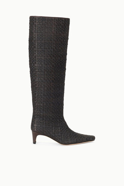 STAUD Shoes Wally Boot Espresso Woven