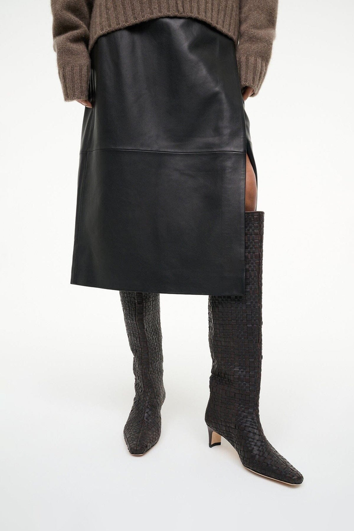 STAUD Shoes Wally Boot Espresso Woven
