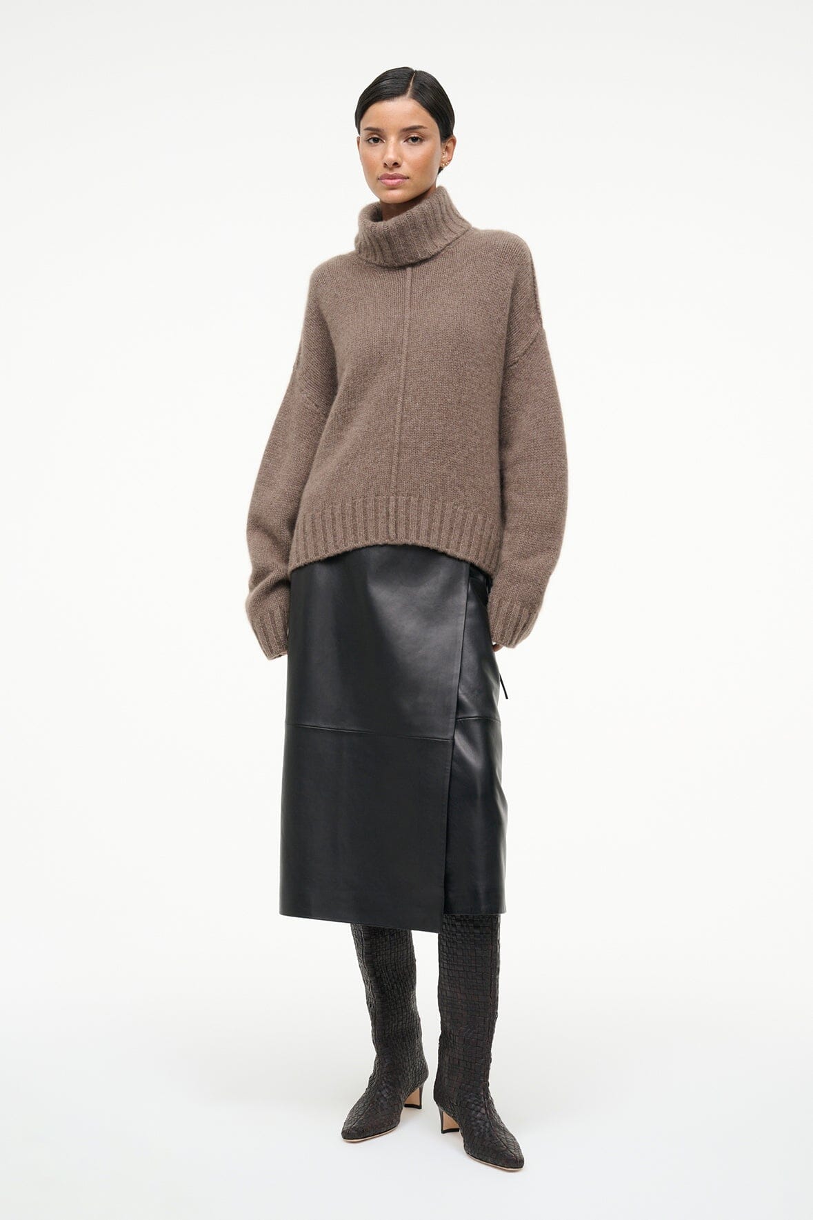 STAUD Shoes Wally Boot Espresso Woven
