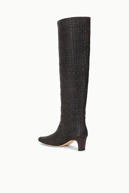 STAUD Shoes Wally Boot Espresso Woven