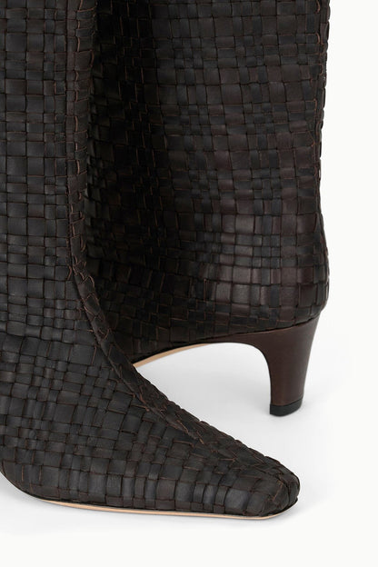 STAUD Shoes Wally Boot Espresso Woven