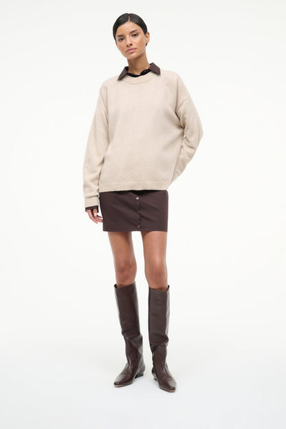STAUD Shoes Wally Flat Boot Espresso