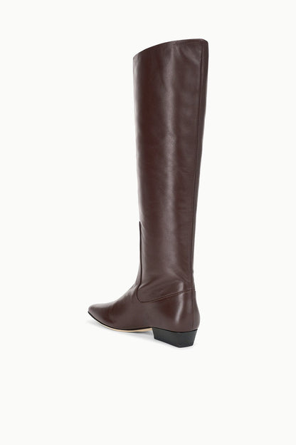 STAUD Shoes Wally Flat Boot Espresso