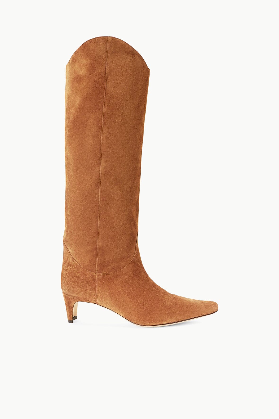 STAUD Shoes Western Wally Boot Tan Suede