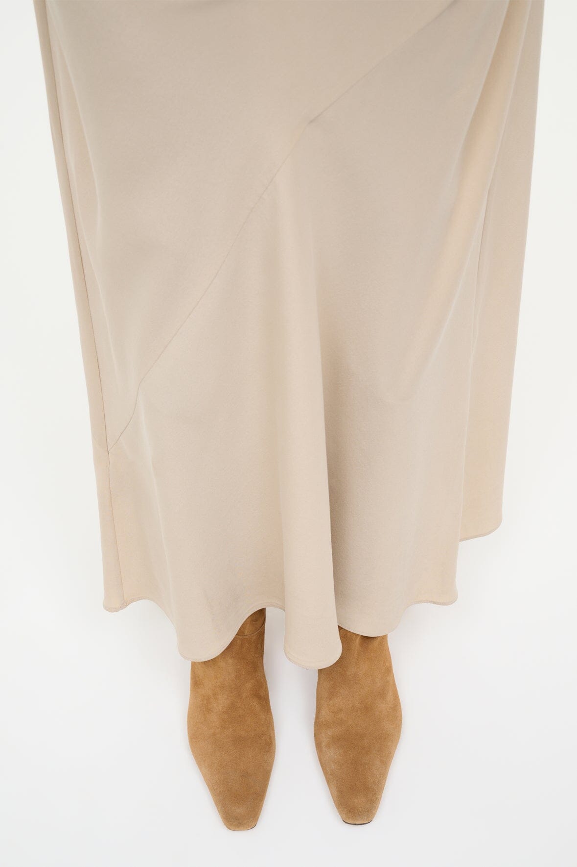 STAUD Shoes Western Wally Boot Tan Suede