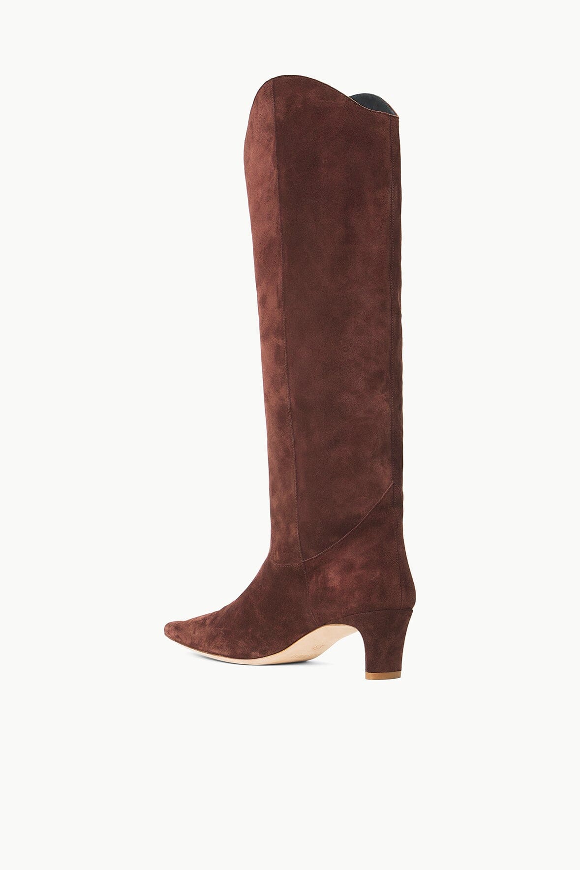STAUD Shoes Western Wally Boot Mahogany