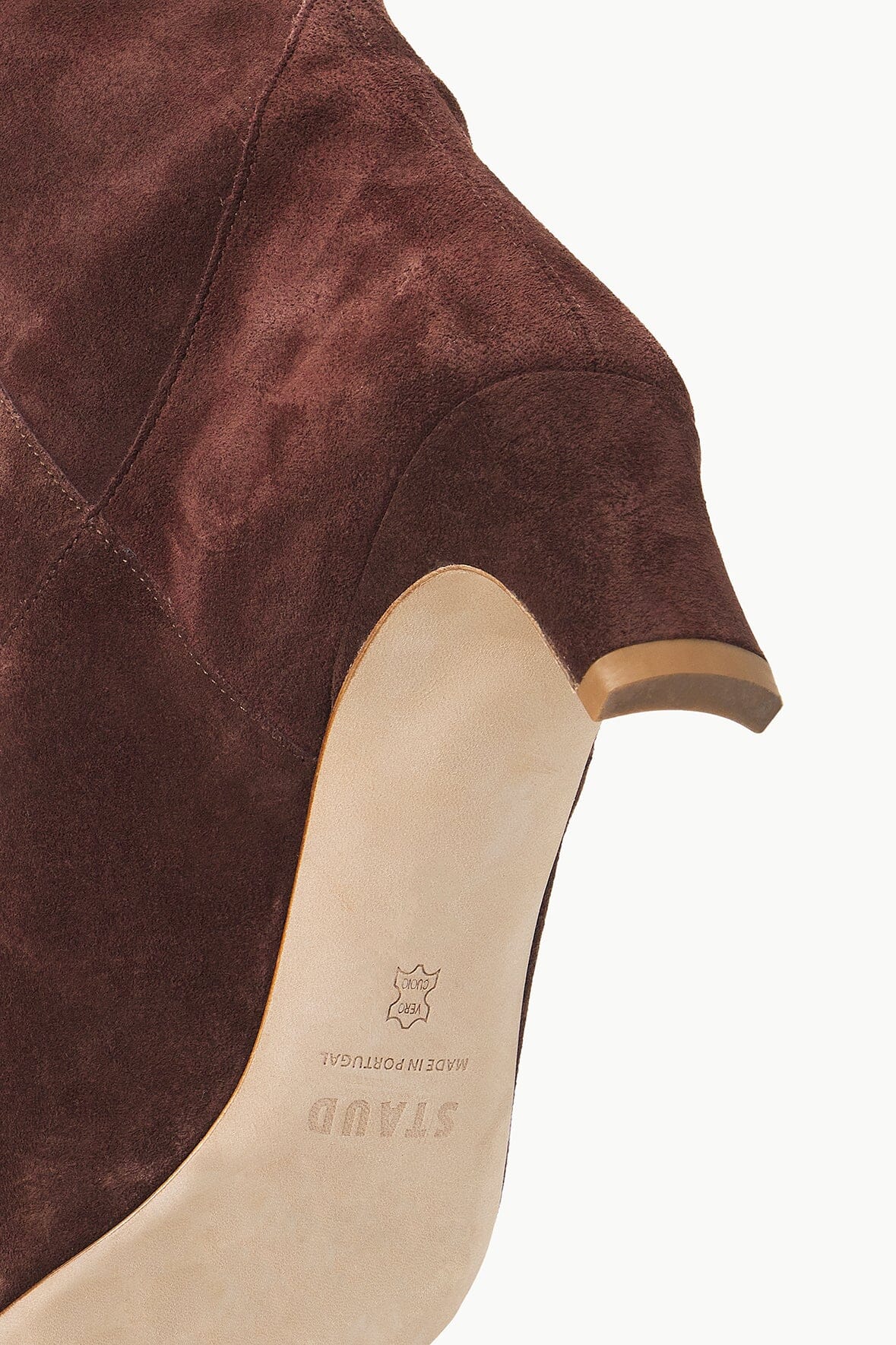 STAUD Shoes Western Wally Boot Mahogany
