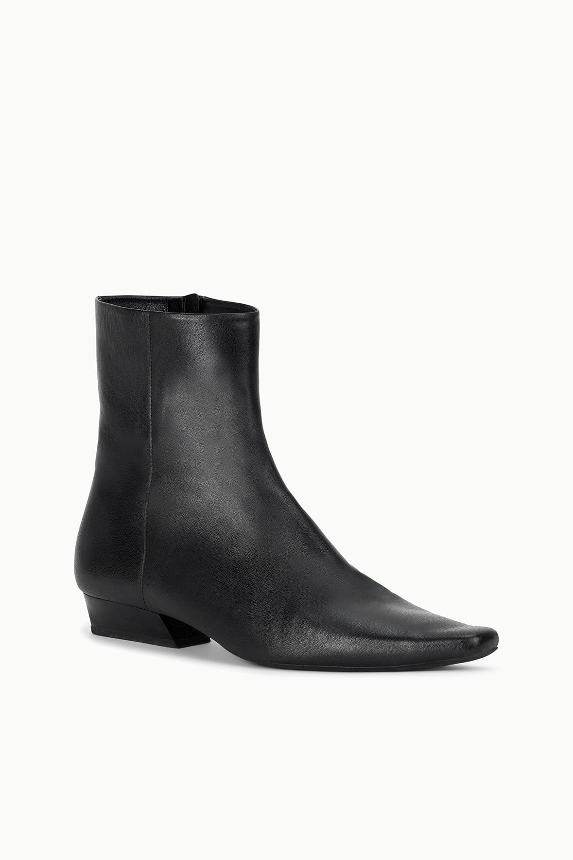 STAUD Shoes Wally Flat Ankle Boot Black