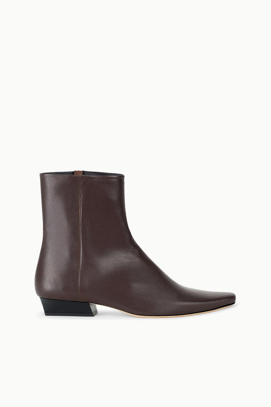 STAUD Shoes Wally Flat Ankle Boot Espresso