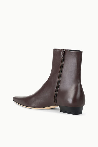 STAUD Shoes Wally Flat Ankle Boot Espresso