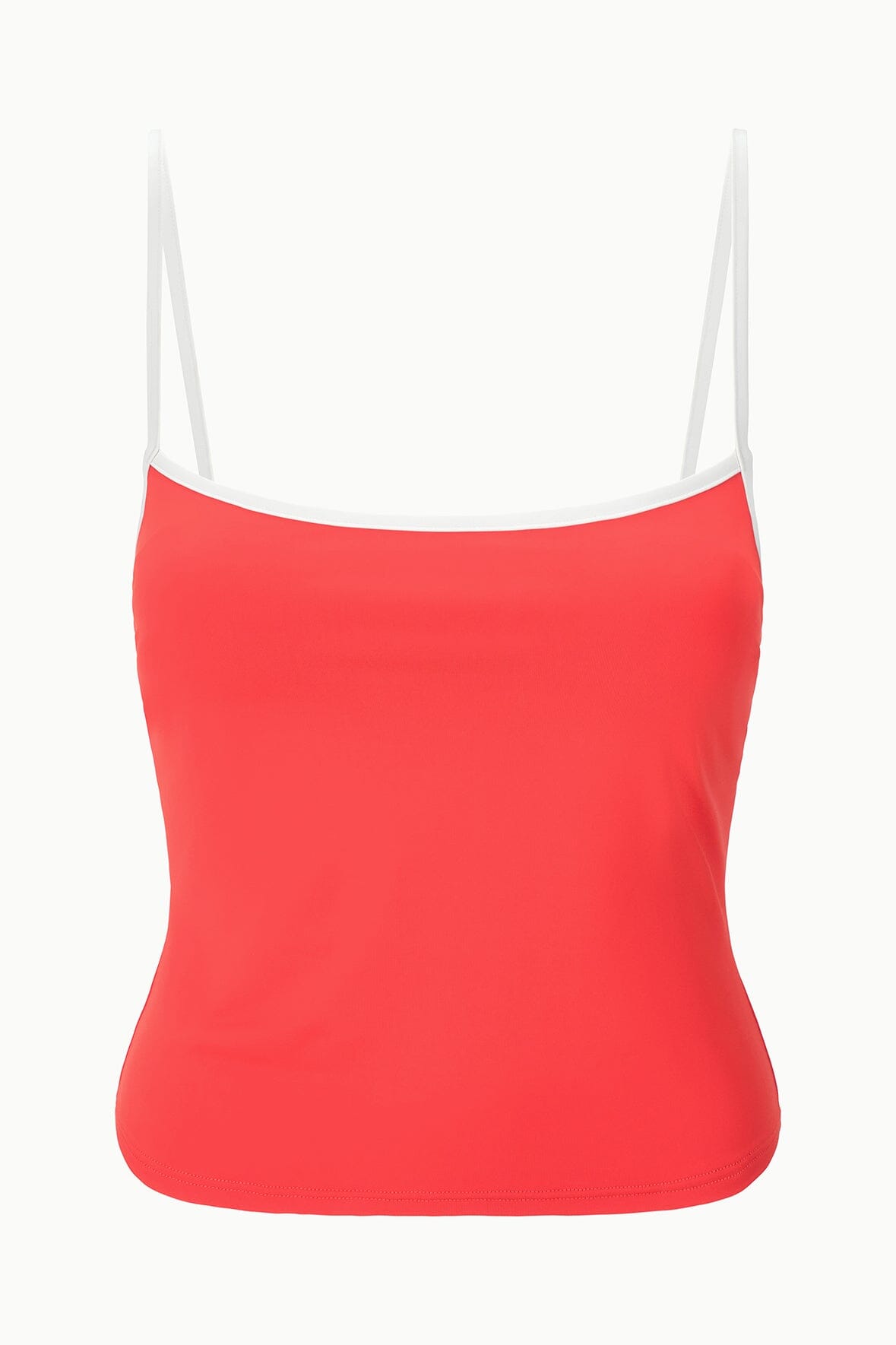 STAUD Swimwear Cleo Tankini Top Tomato