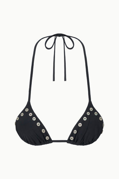 STAUD Swimwear Lido Bikini Top Black