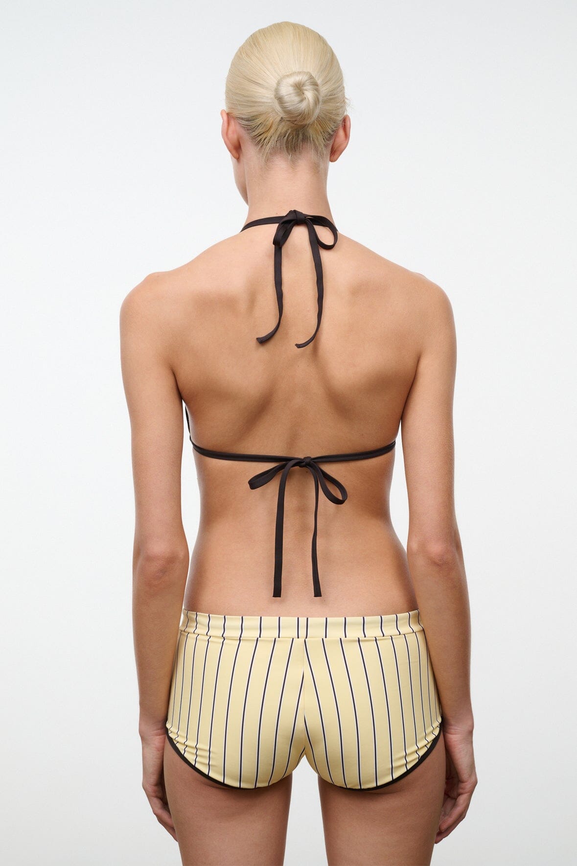 STAUD Swimwear Niguel Swim Short Monday Stripe