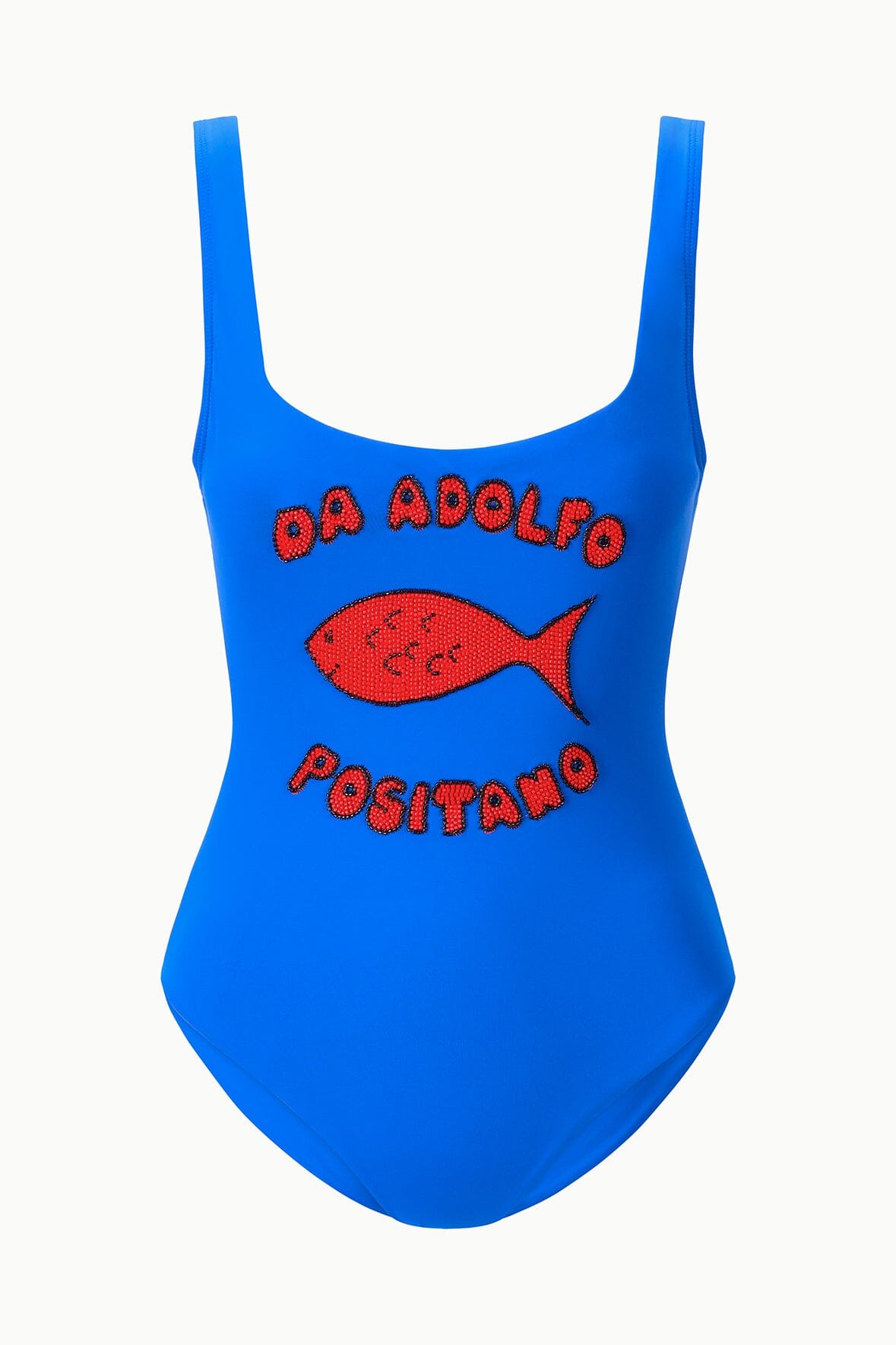 STAUD Swimwear Lea One Piece Da Adolfo Blue