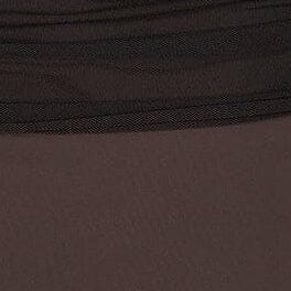 STAUD Swimwear La Mer One Piece Espresso Dark Chocolate