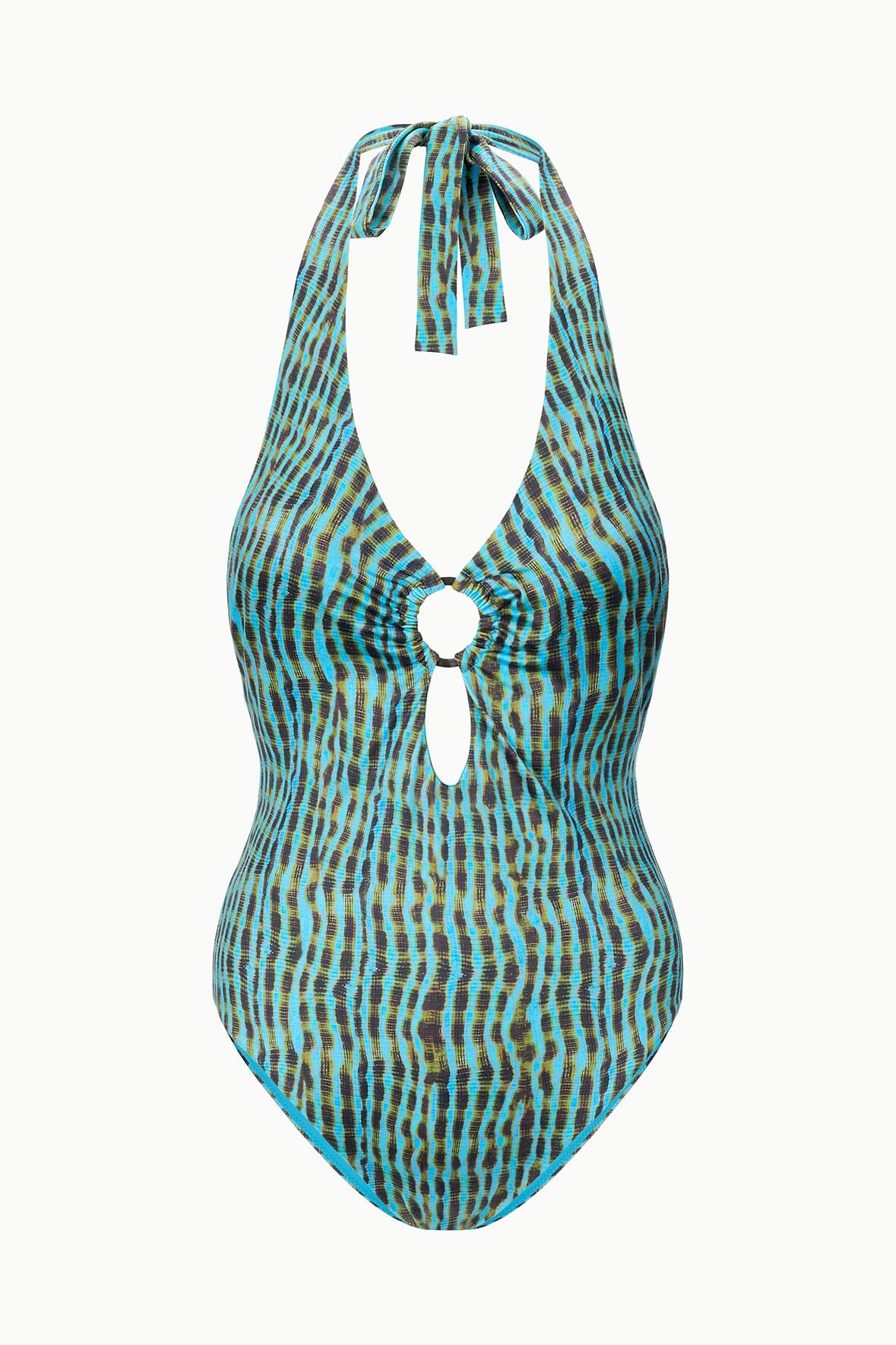 STAUD Swimwear La Jolla One Piece Tidal Shell