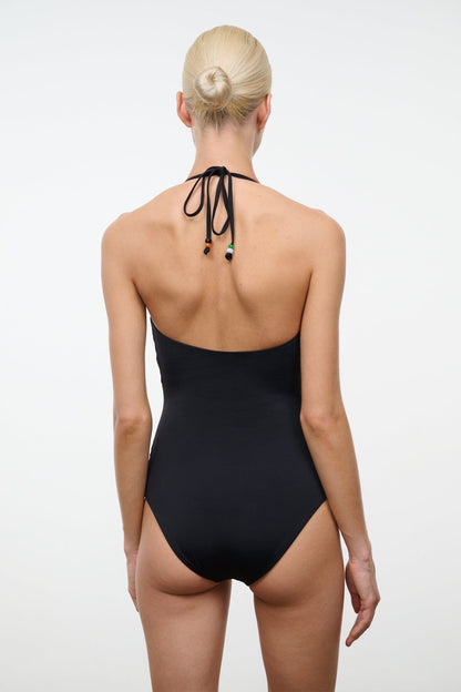 STAUD Swimwear Laird One Piece Black