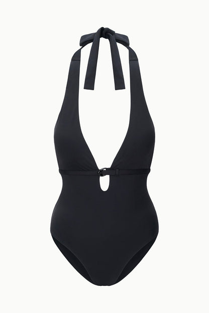 STAUD Swimwear La Jolla One Piece Black
