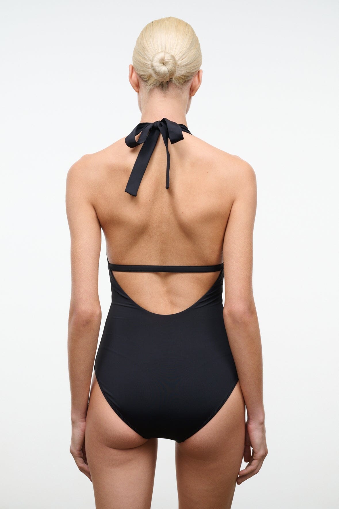 STAUD Swimwear La Jolla One Piece Black