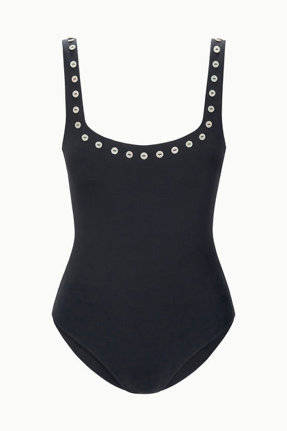 STAUD Swimwear Lea One Piece Black