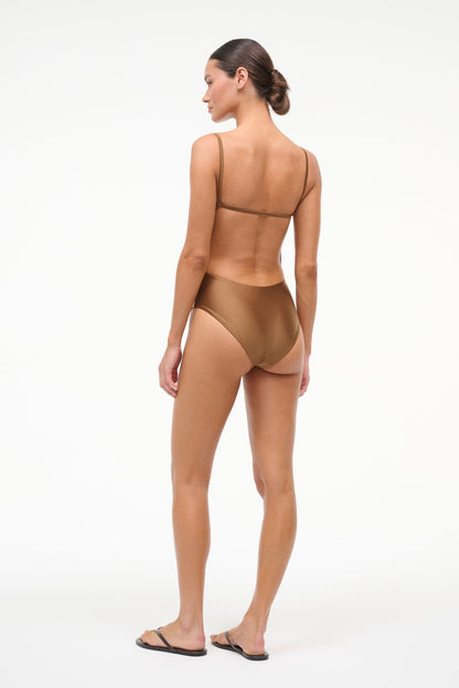 STAUD Swimwear|Sale Claudia One Piece Bronze