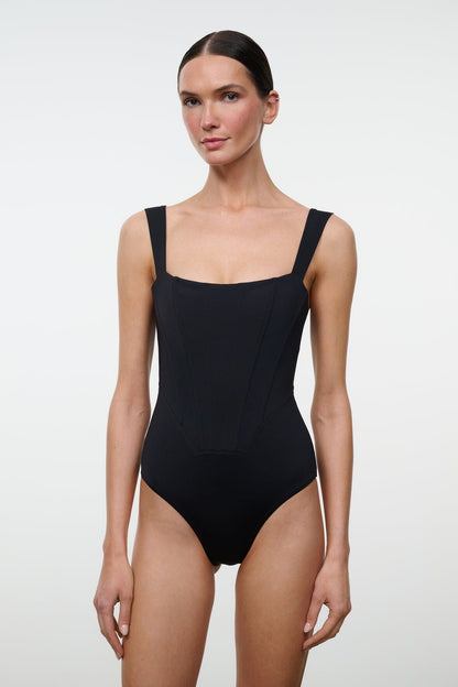 STAUD Swimwear Adelaide One Piece Black 1