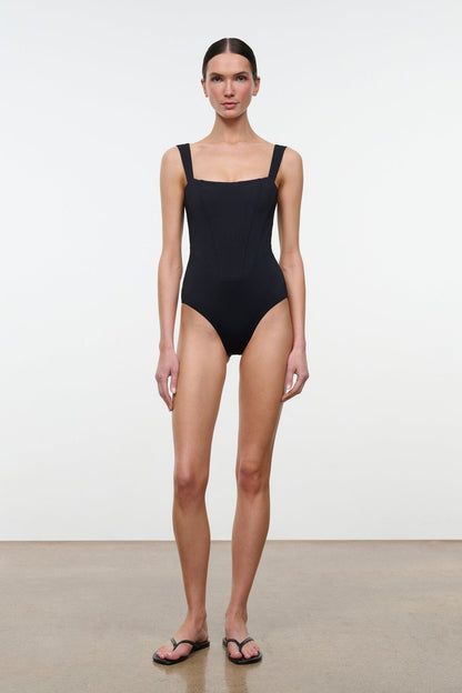 STAUD Swimwear Adelaide One Piece Black 1