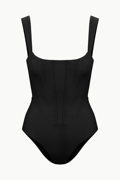 STAUD Swimwear Adelaide One Piece Black 1
