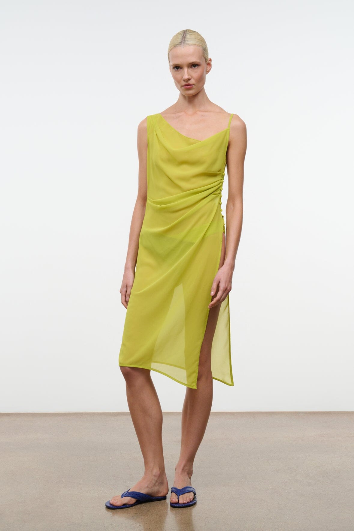 STAUD Swimwear Astaire Top Citron