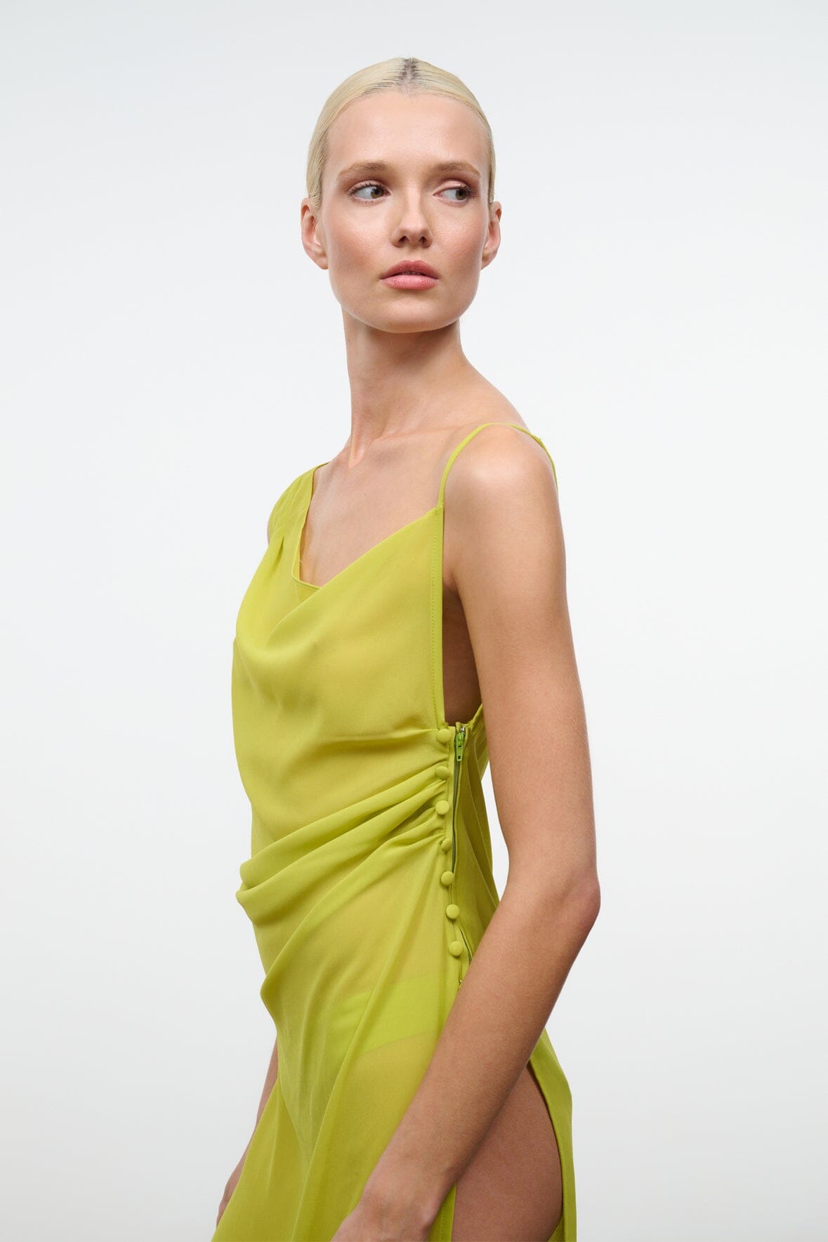 STAUD Swimwear Astaire Top Citron