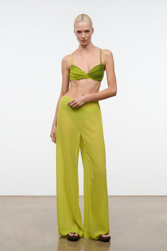 STAUD Swimwear Stroll Pant Citron
