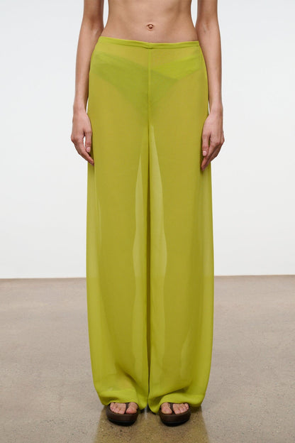 STAUD Swimwear Stroll Pant Citron
