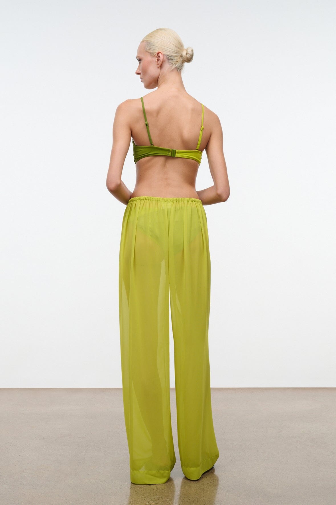 STAUD Swimwear Stroll Pant Citron
