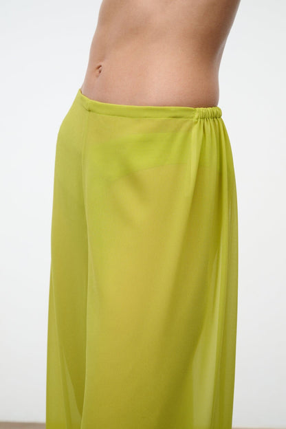 STAUD Swimwear Stroll Pant Citron