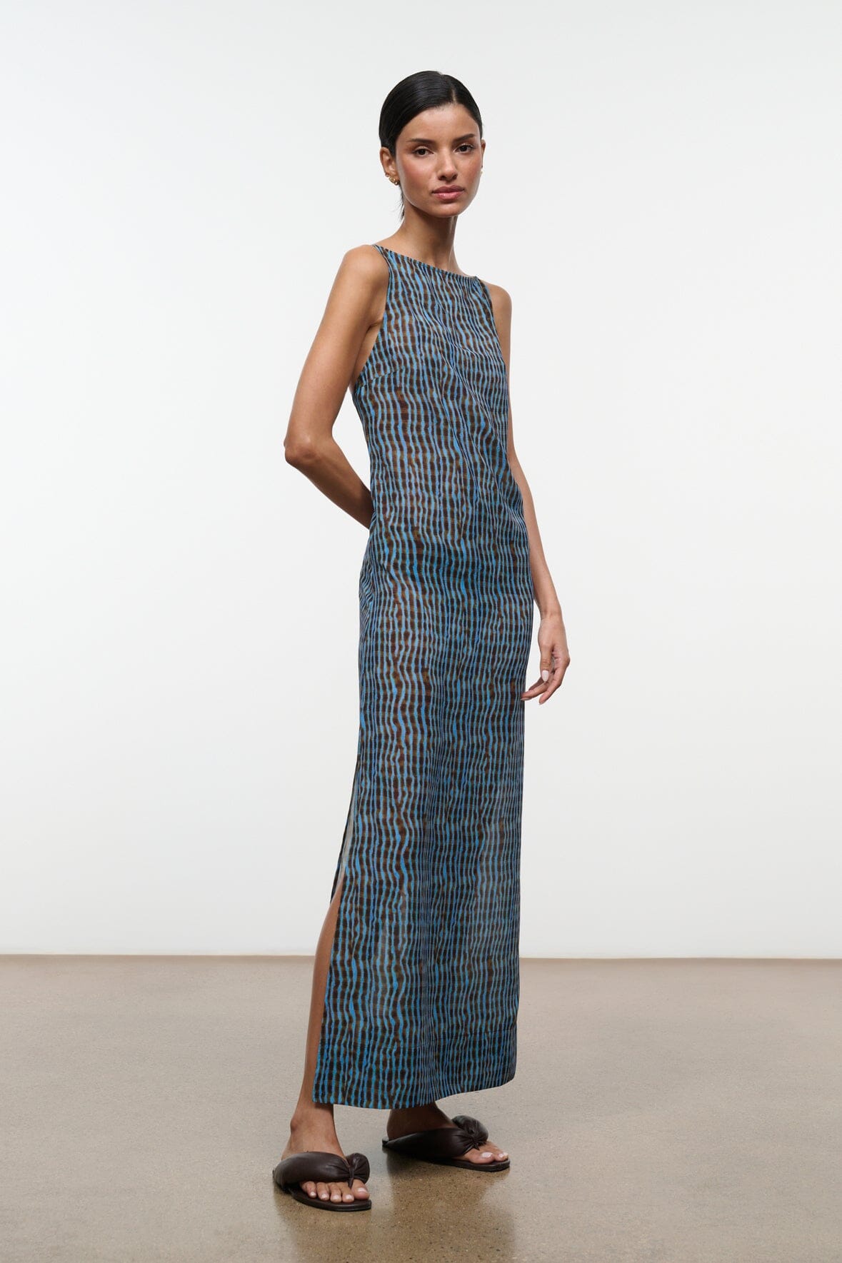 STAUD Swimwear|New In Yuca Dress Tidal Shell