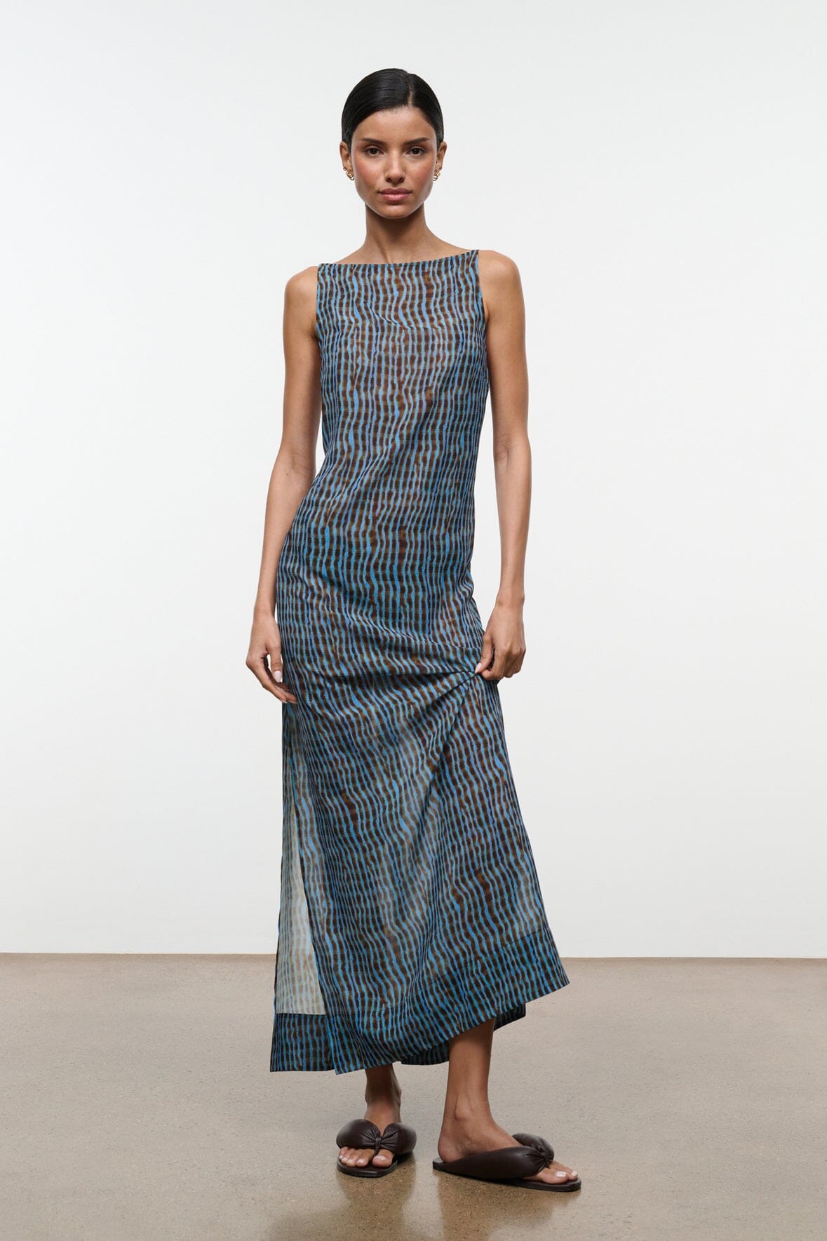 STAUD Swimwear|New In Yuca Dress Tidal Shell