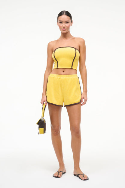 STAUD Swimwear Cruise Bandeau Sunshine