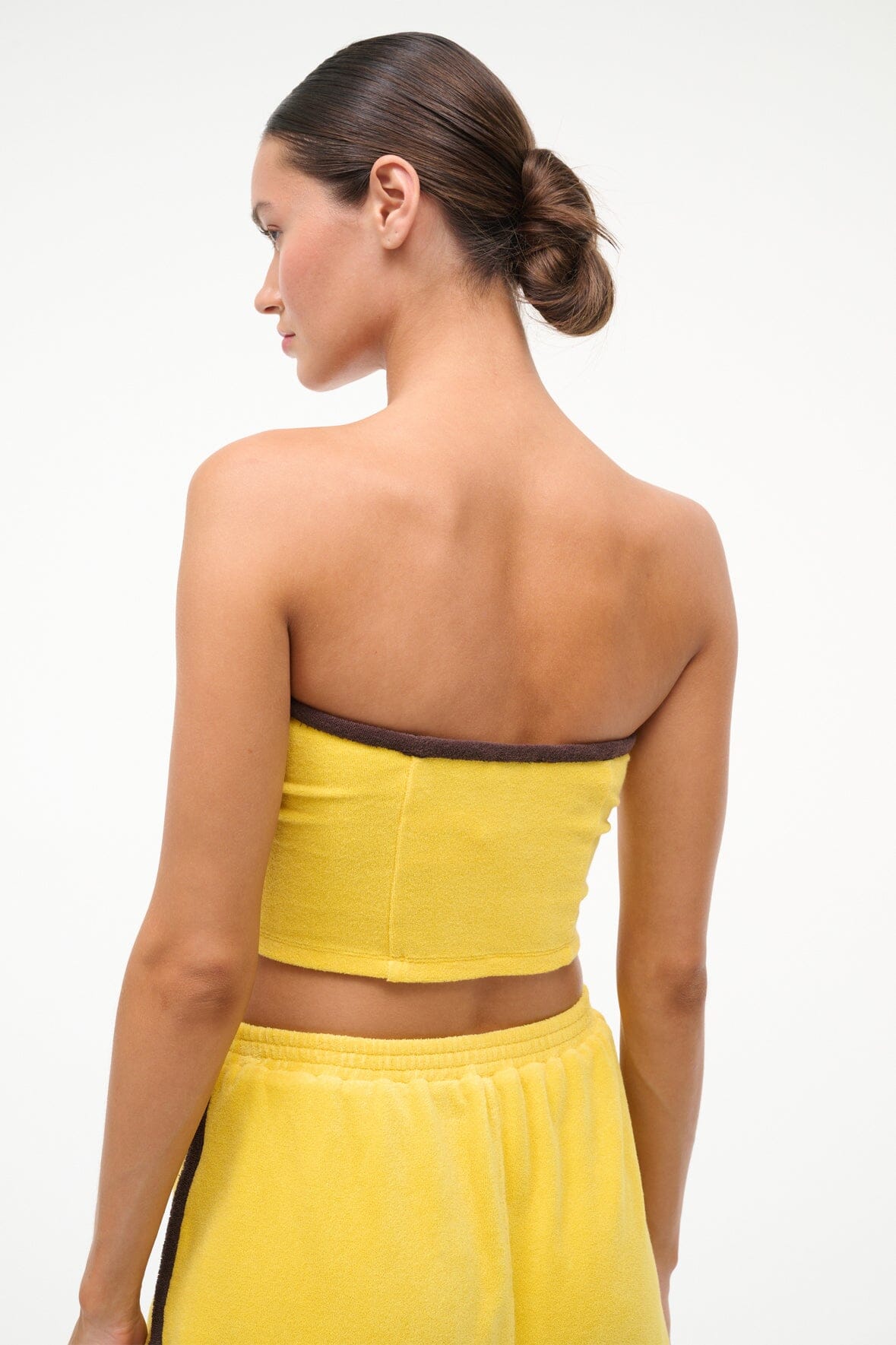 STAUD Swimwear Cruise Bandeau Sunshine