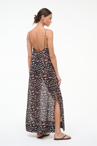 STAUD Swimwear Yuca Dress Tortoise