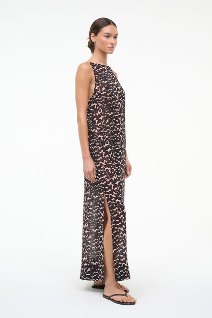 STAUD Swimwear Yuca Dress Tortoise