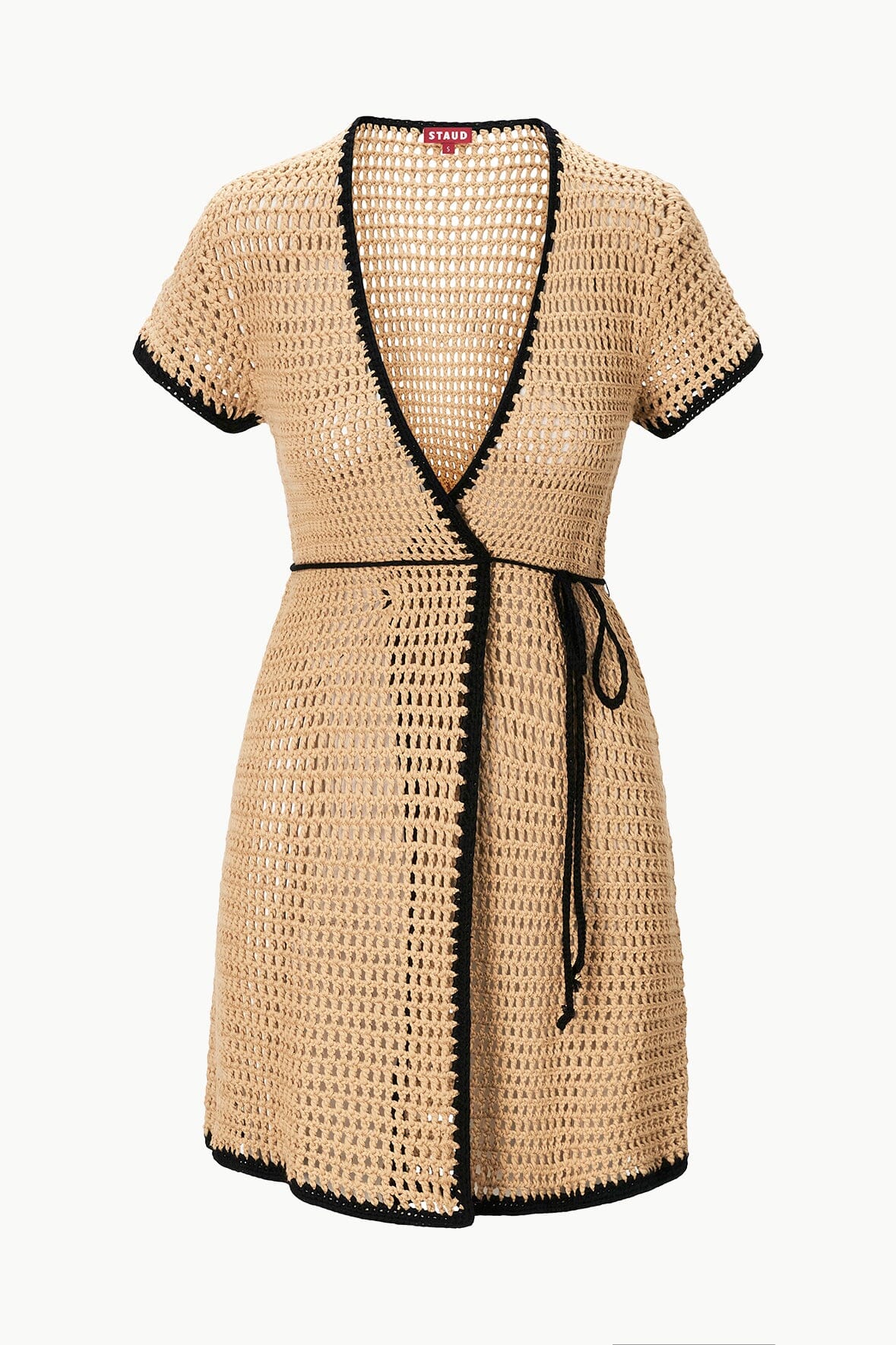 STAUD Swimwear Spritz Coverup Dress Natural