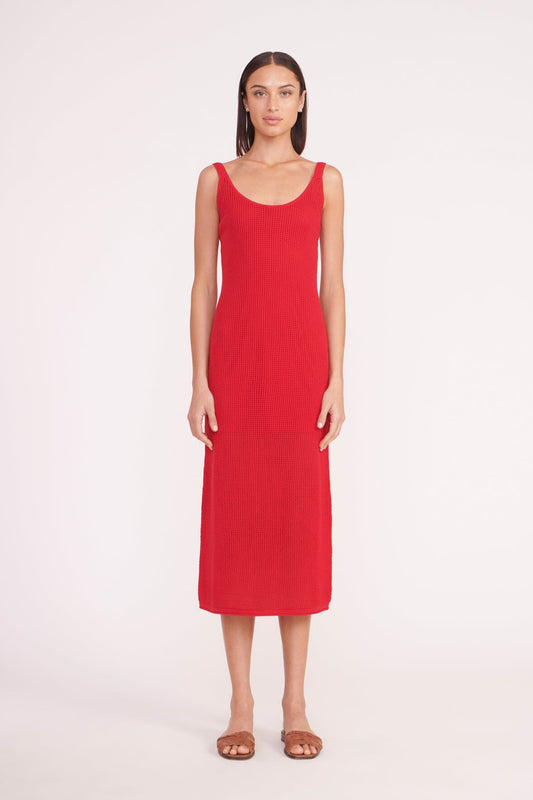 STAUD Swimwear Jessica Dress Ruby