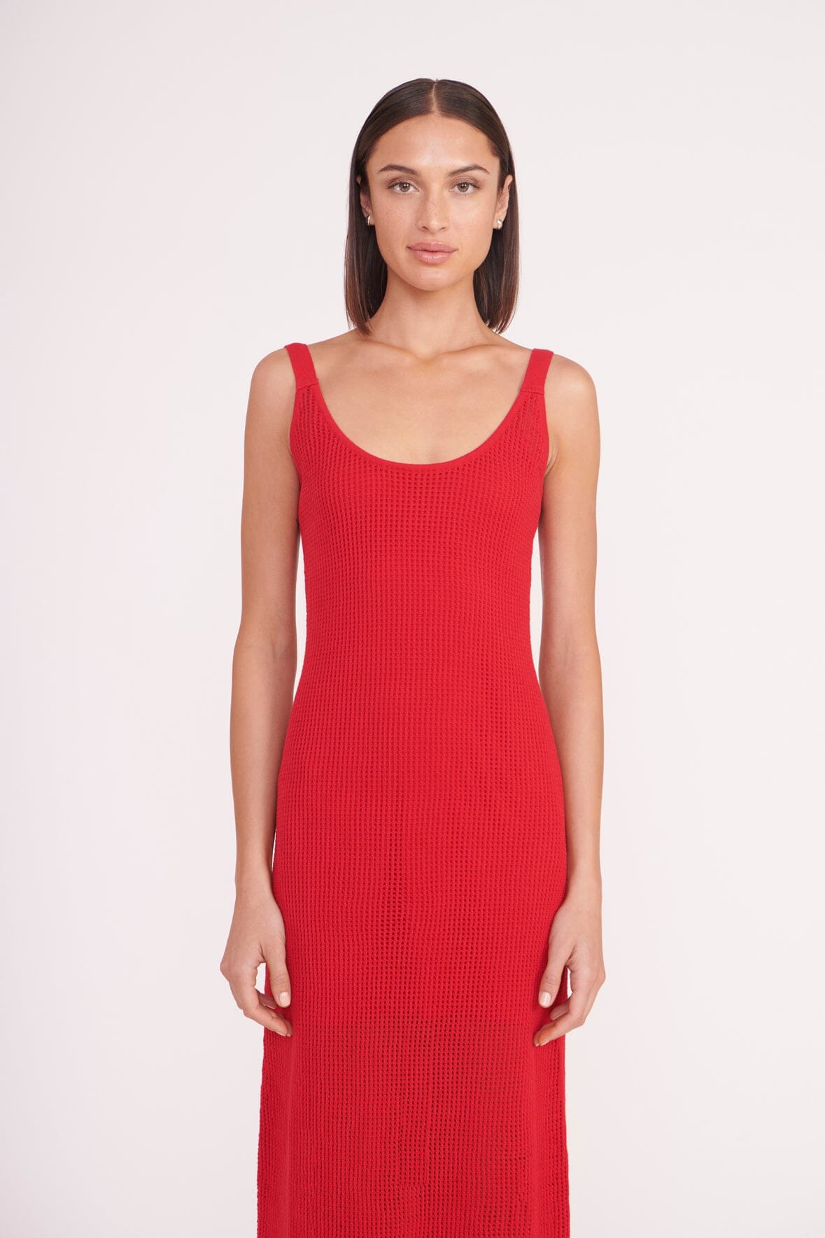 STAUD Swimwear Jessica Dress Ruby