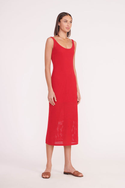 STAUD Swimwear Jessica Dress Ruby