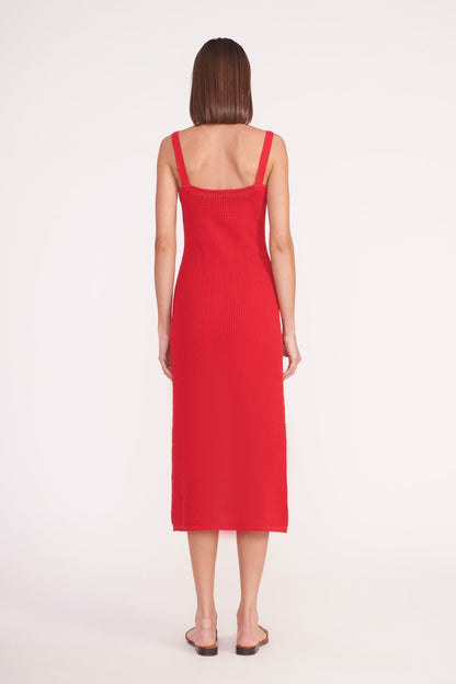 STAUD Swimwear Jessica Dress Ruby