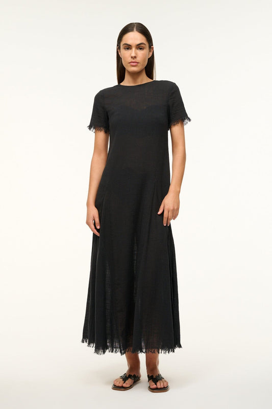 STAUD Swimwear Le Havre Dress Black