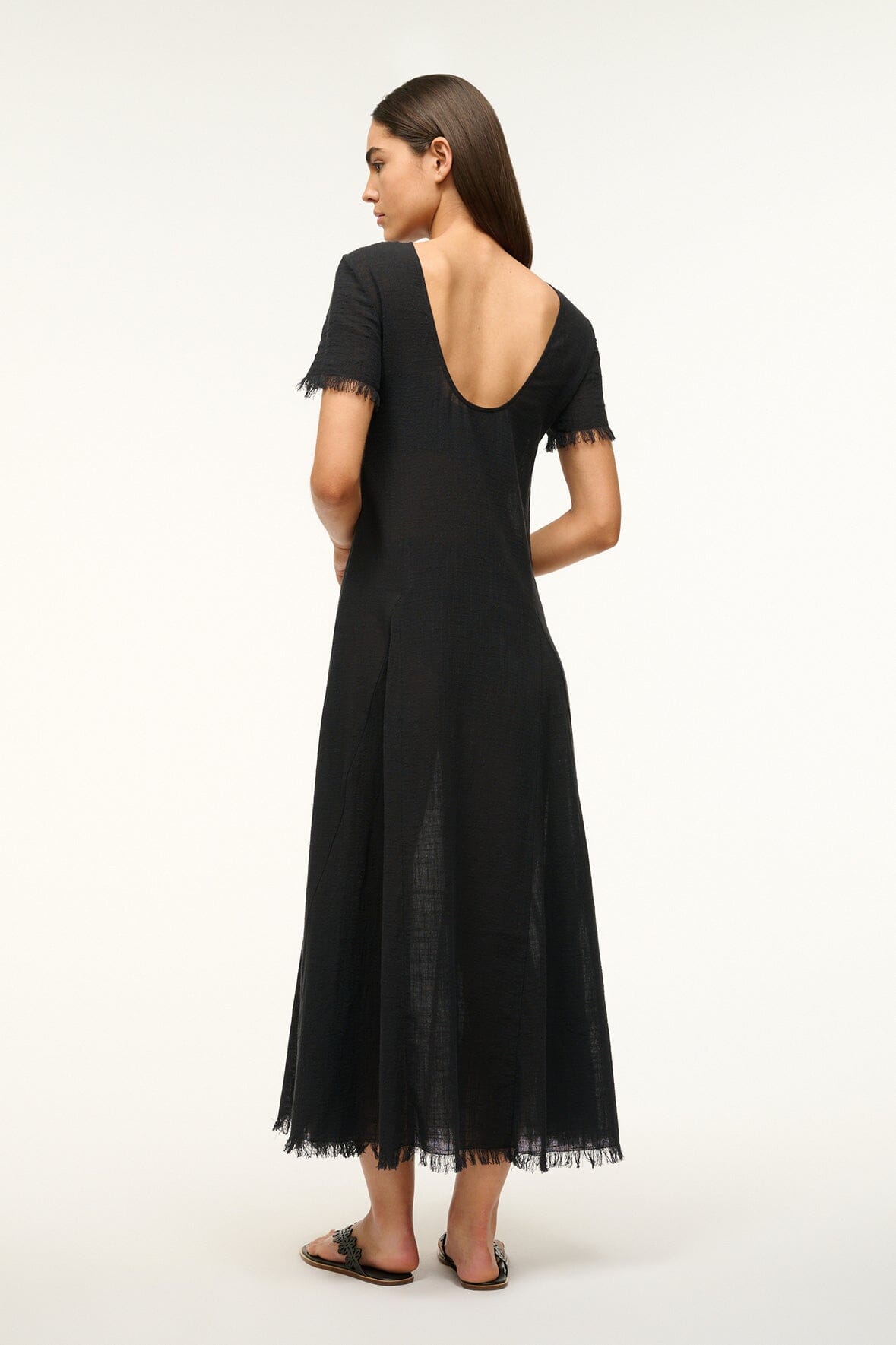 STAUD Swimwear Le Havre Dress Black