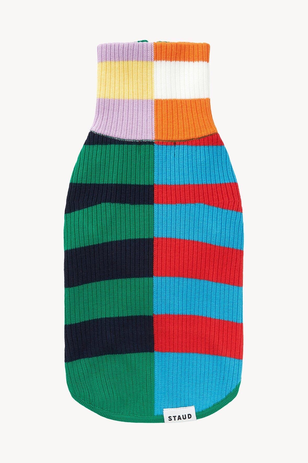 STAUD Pet Pet Hampton Sweater - Cabana Stripe Multi