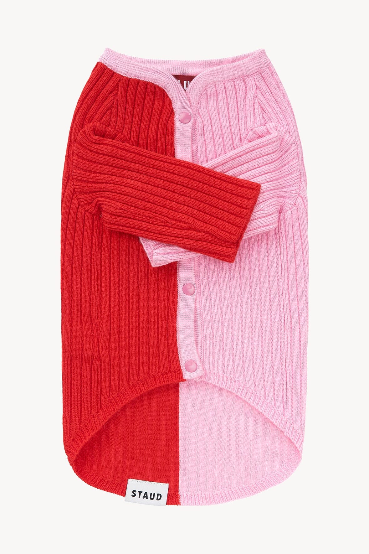 STAUD Pet Pet Shoko Sweater - Poppy Rosebud